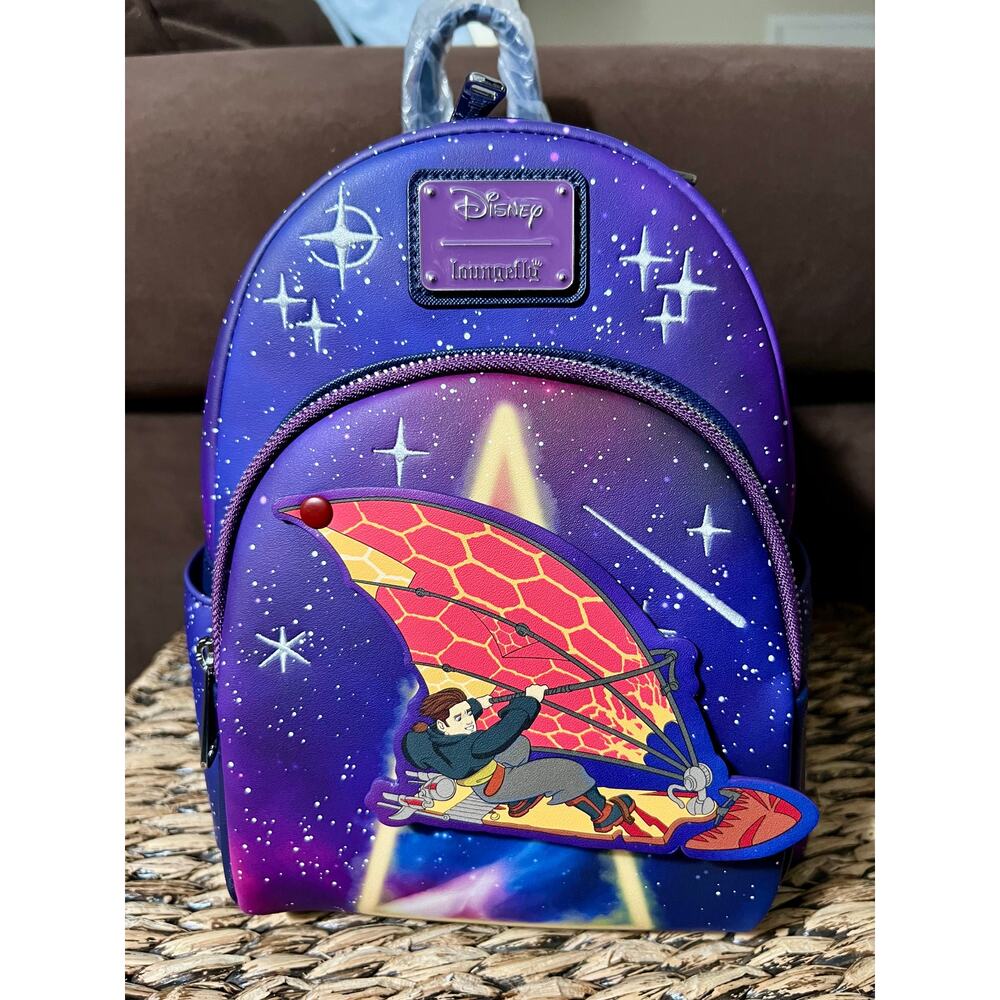 Loungefly Disney Treasure Planet Solar Surfer Glow-in-the-Dark Mini Backpack